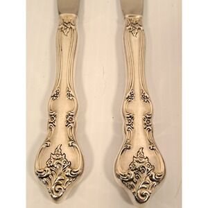 International Deepsilver Silver Orleans Silverplate Flatware (12) 5 pc Setting